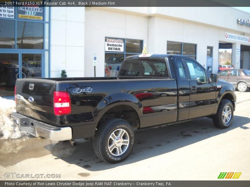 Black / Medium Flint 2007 Ford F150 XLT Regular Cab 4x4