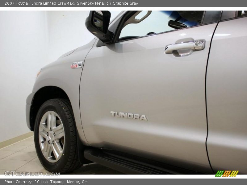Silver Sky Metallic / Graphite Gray 2007 Toyota Tundra Limited CrewMax