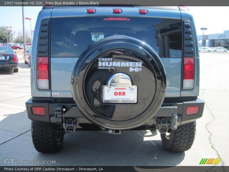 Slate Blue Metallic / Ebony Black 2007 Hummer H2 SUV