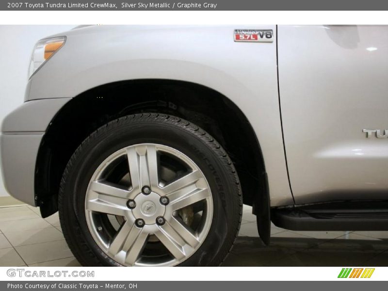 Silver Sky Metallic / Graphite Gray 2007 Toyota Tundra Limited CrewMax