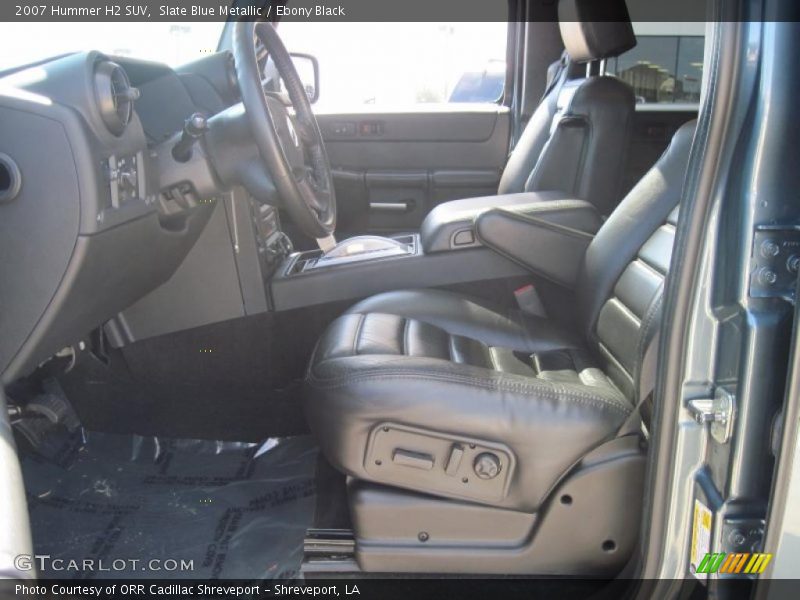 Slate Blue Metallic / Ebony Black 2007 Hummer H2 SUV