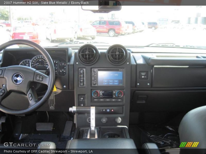 Slate Blue Metallic / Ebony Black 2007 Hummer H2 SUV