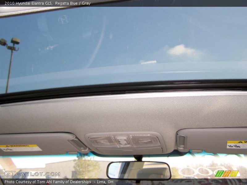 Regatta Blue / Gray 2010 Hyundai Elantra GLS