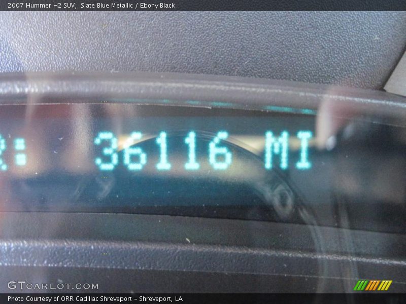 Slate Blue Metallic / Ebony Black 2007 Hummer H2 SUV