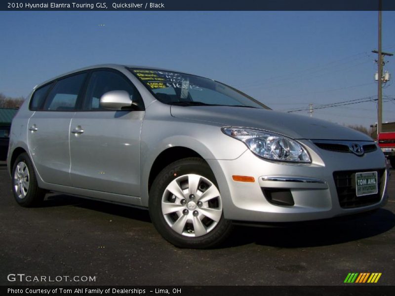 Quicksilver / Black 2010 Hyundai Elantra Touring GLS