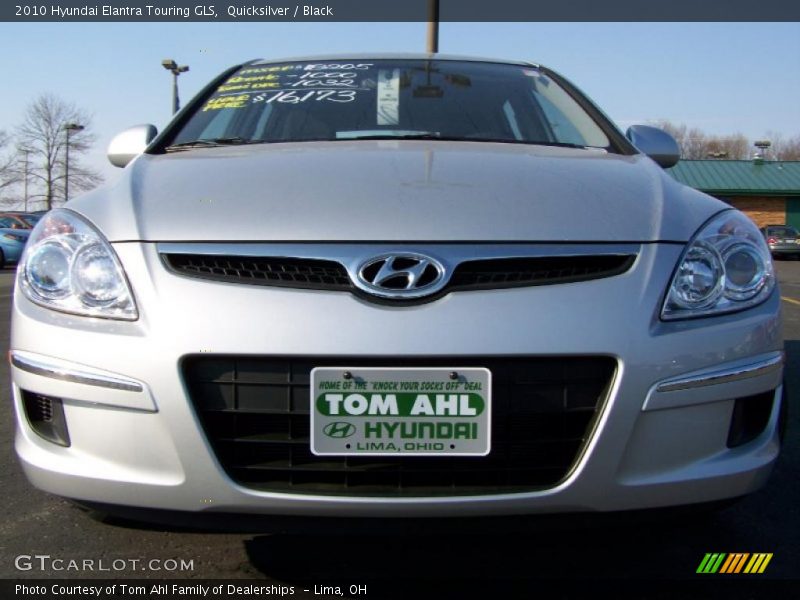 Quicksilver / Black 2010 Hyundai Elantra Touring GLS