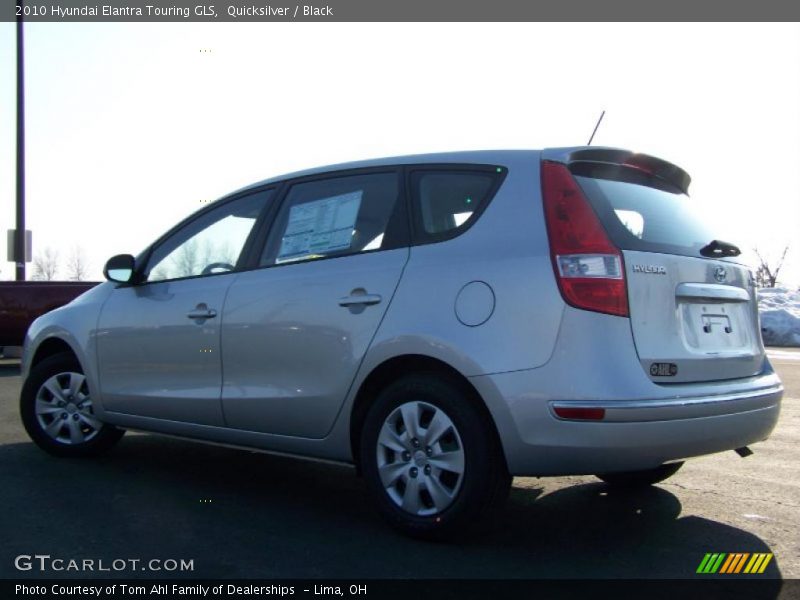 Quicksilver / Black 2010 Hyundai Elantra Touring GLS