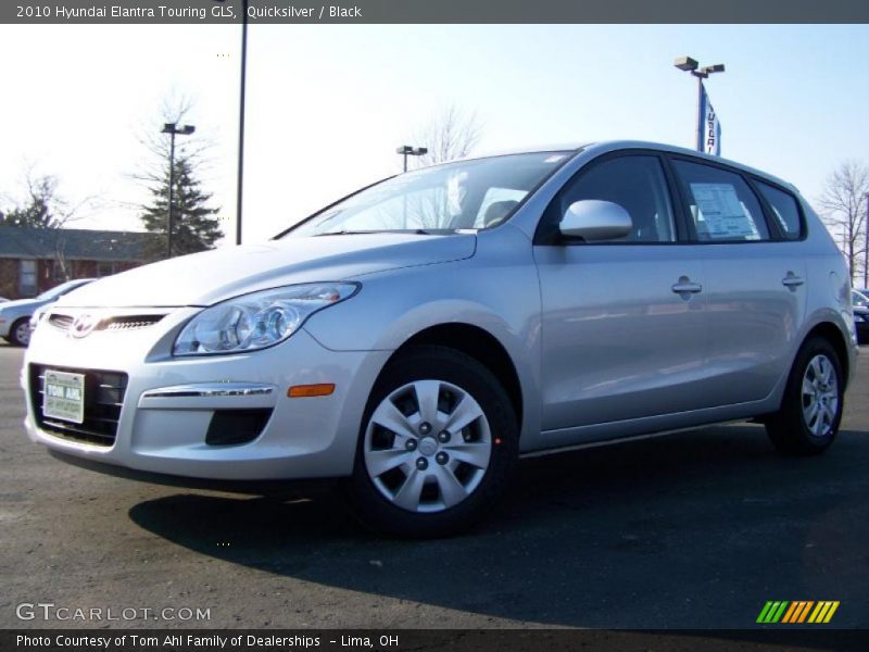 Quicksilver / Black 2010 Hyundai Elantra Touring GLS
