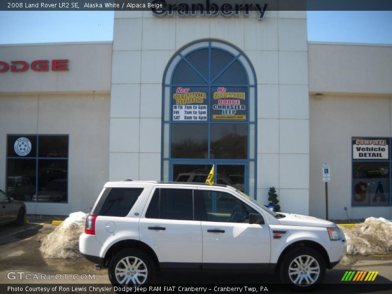 Alaska White / Alpaca Beige 2008 Land Rover LR2 SE