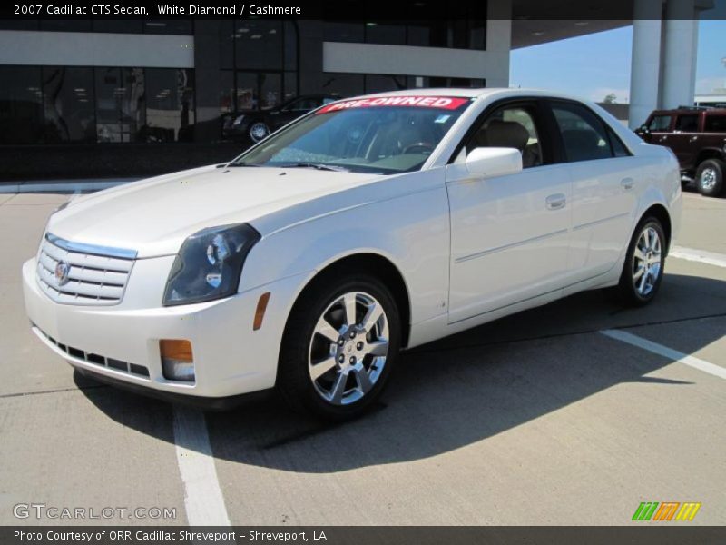 White Diamond / Cashmere 2007 Cadillac CTS Sedan