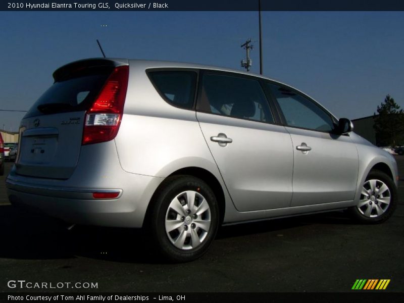 Quicksilver / Black 2010 Hyundai Elantra Touring GLS