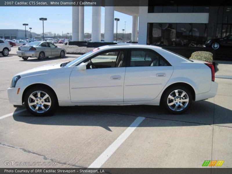 White Diamond / Cashmere 2007 Cadillac CTS Sedan