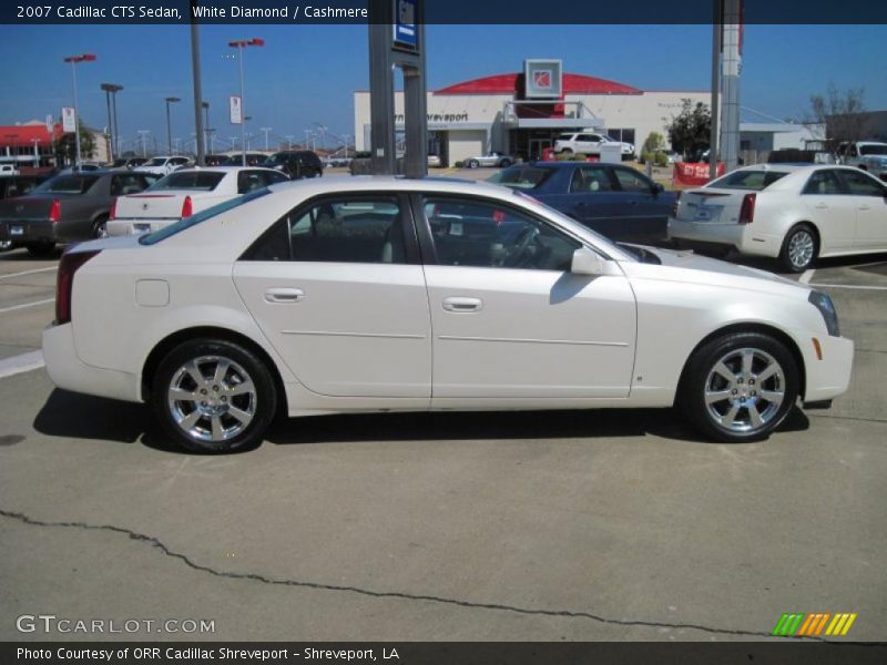 White Diamond / Cashmere 2007 Cadillac CTS Sedan