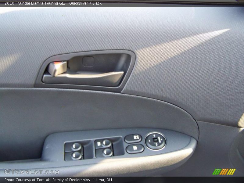 Quicksilver / Black 2010 Hyundai Elantra Touring GLS