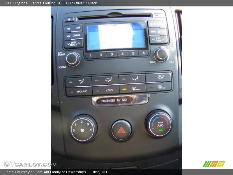 Quicksilver / Black 2010 Hyundai Elantra Touring GLS