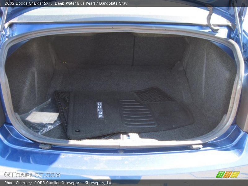 Deep Water Blue Pearl / Dark Slate Gray 2009 Dodge Charger SXT
