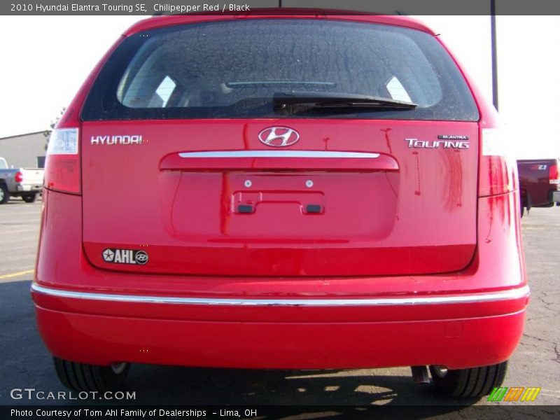 Chilipepper Red / Black 2010 Hyundai Elantra Touring SE