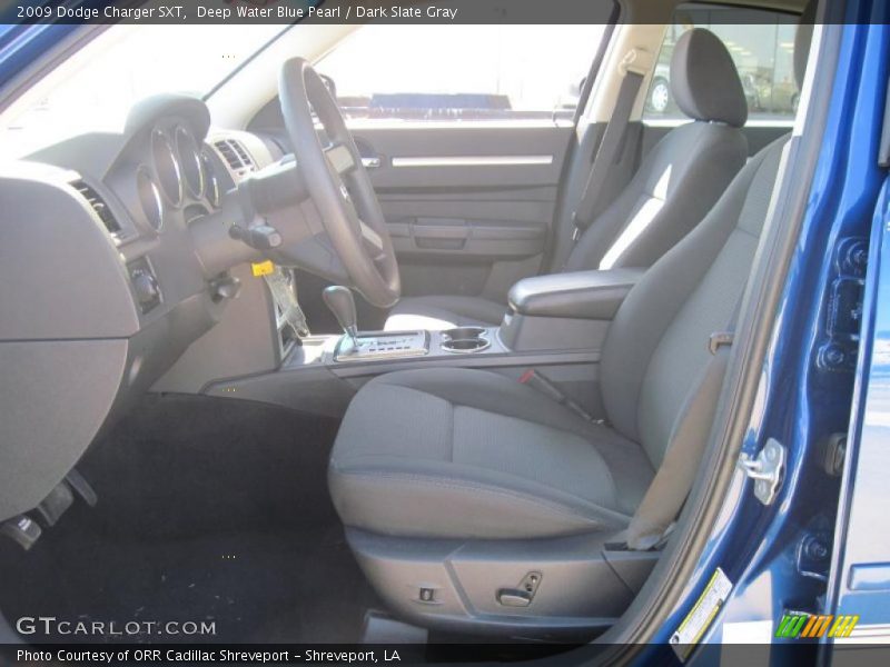 Deep Water Blue Pearl / Dark Slate Gray 2009 Dodge Charger SXT