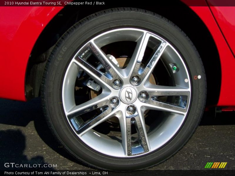 Chilipepper Red / Black 2010 Hyundai Elantra Touring SE