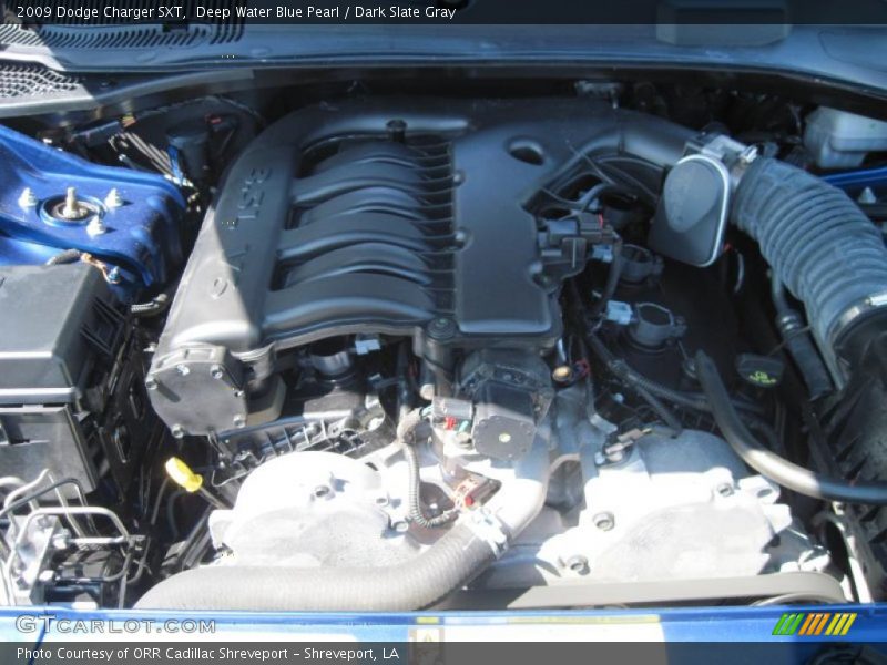 Deep Water Blue Pearl / Dark Slate Gray 2009 Dodge Charger SXT