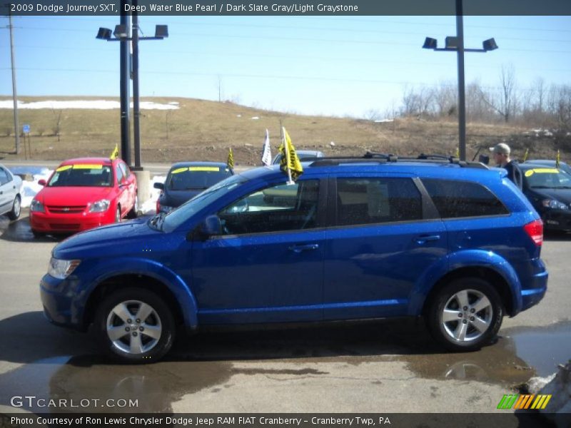 Deep Water Blue Pearl / Dark Slate Gray/Light Graystone 2009 Dodge Journey SXT