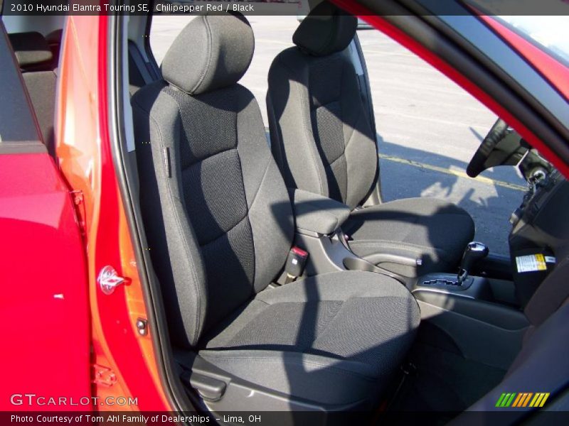 Chilipepper Red / Black 2010 Hyundai Elantra Touring SE