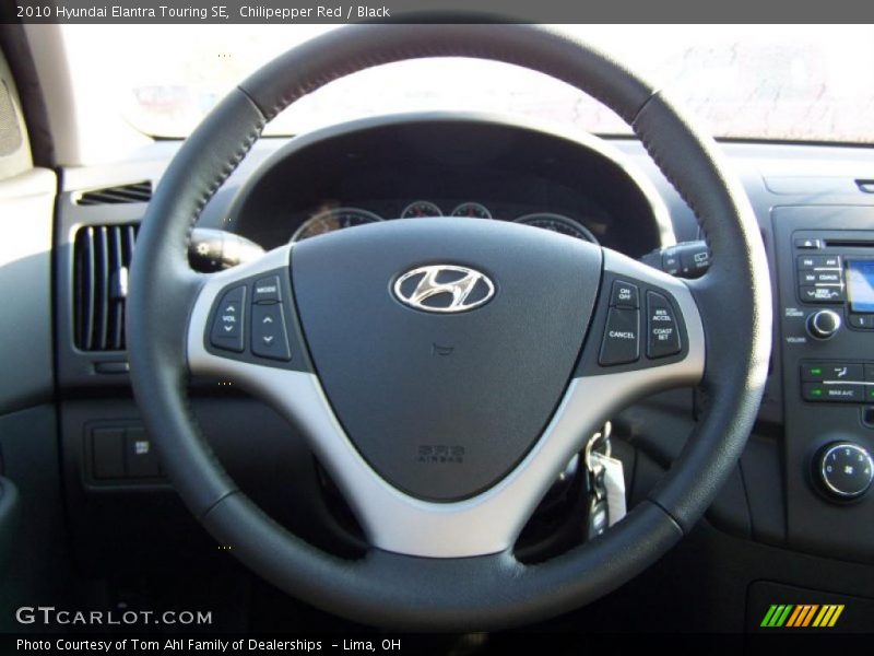 Chilipepper Red / Black 2010 Hyundai Elantra Touring SE