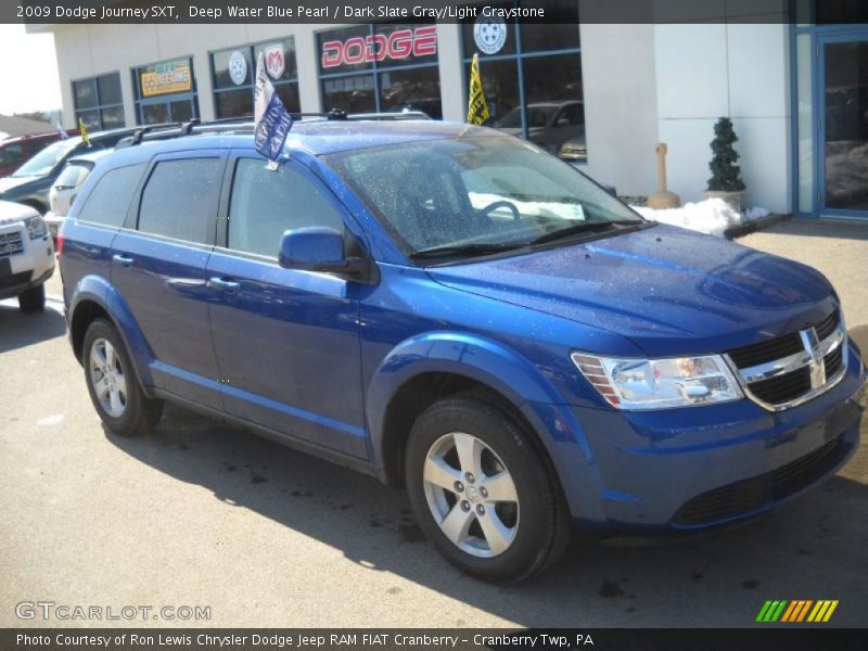 Deep Water Blue Pearl / Dark Slate Gray/Light Graystone 2009 Dodge Journey SXT