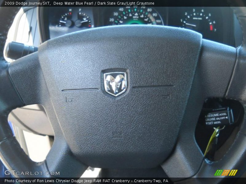 Deep Water Blue Pearl / Dark Slate Gray/Light Graystone 2009 Dodge Journey SXT
