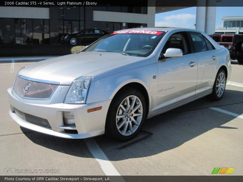 Light Platinum / Ebony 2006 Cadillac STS -V Series