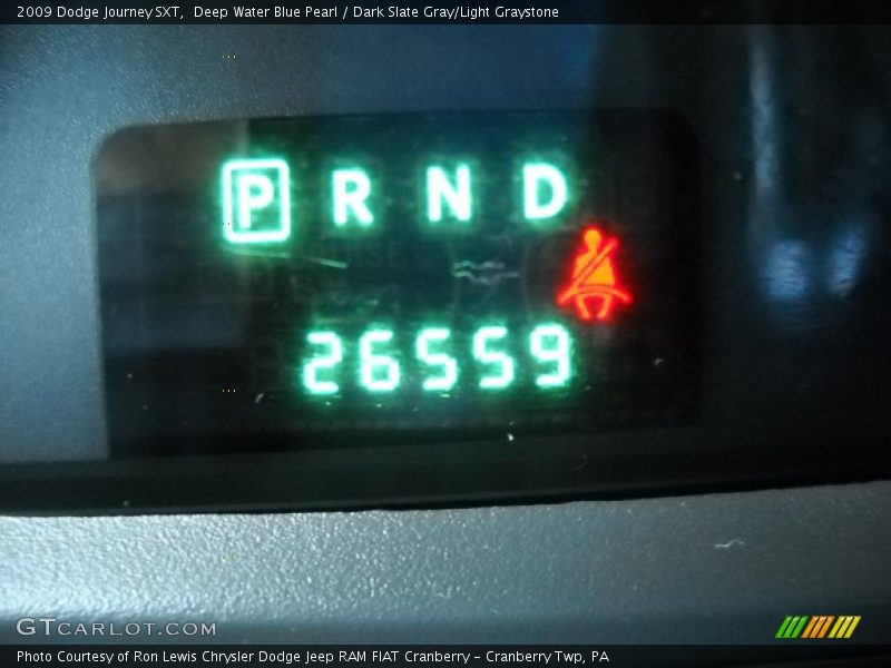 Deep Water Blue Pearl / Dark Slate Gray/Light Graystone 2009 Dodge Journey SXT