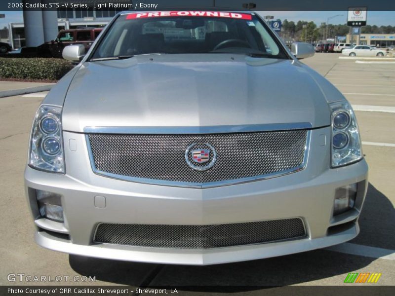 Light Platinum / Ebony 2006 Cadillac STS -V Series