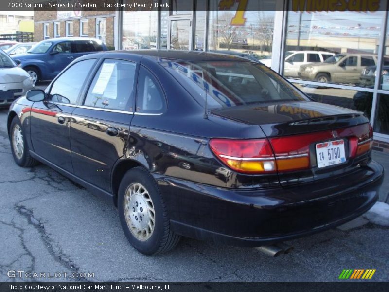 Blackberry Pearl / Black 2000 Saturn L Series LS2 Sedan