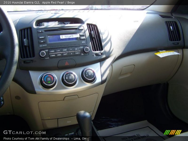 Apple Red Pearl / Beige 2010 Hyundai Elantra GLS