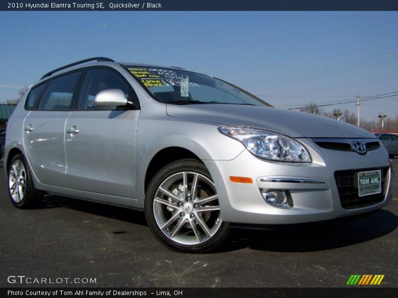 Quicksilver / Black 2010 Hyundai Elantra Touring SE