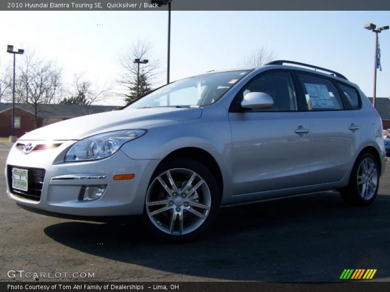 Quicksilver / Black 2010 Hyundai Elantra Touring SE