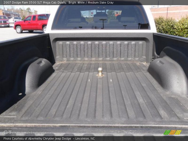 Bright White / Medium Slate Gray 2007 Dodge Ram 3500 SLT Mega Cab Dually