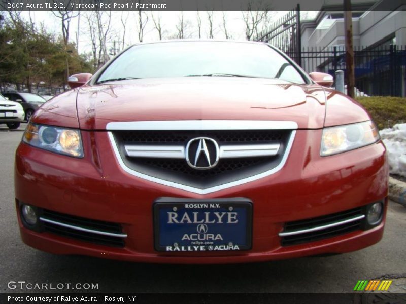 Moroccan Red Pearl / Parchment 2007 Acura TL 3.2