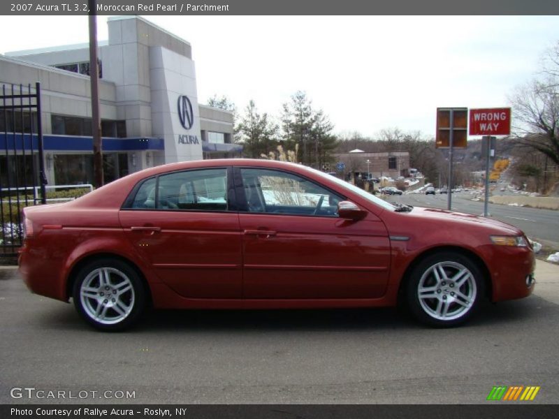 Moroccan Red Pearl / Parchment 2007 Acura TL 3.2