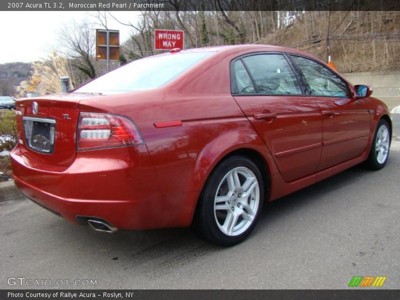 Moroccan Red Pearl / Parchment 2007 Acura TL 3.2