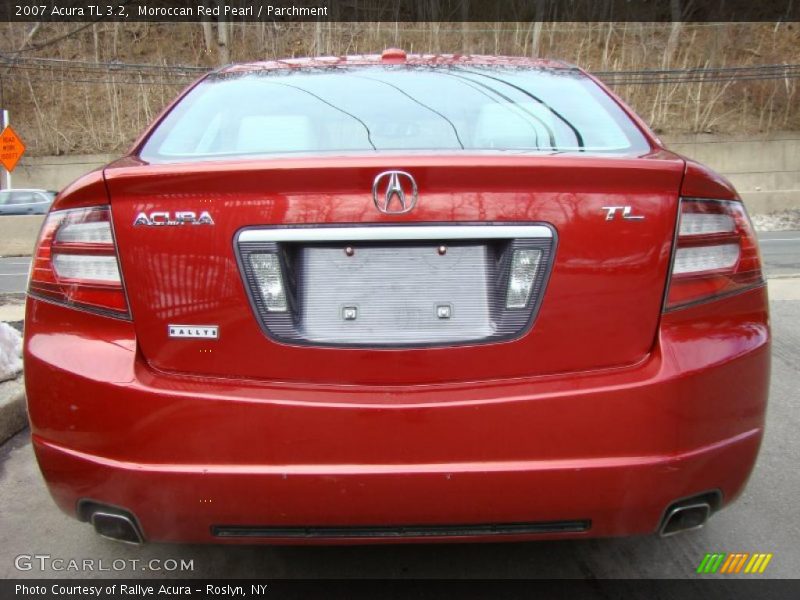 Moroccan Red Pearl / Parchment 2007 Acura TL 3.2