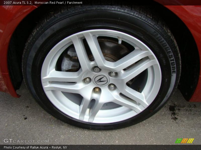 Moroccan Red Pearl / Parchment 2007 Acura TL 3.2