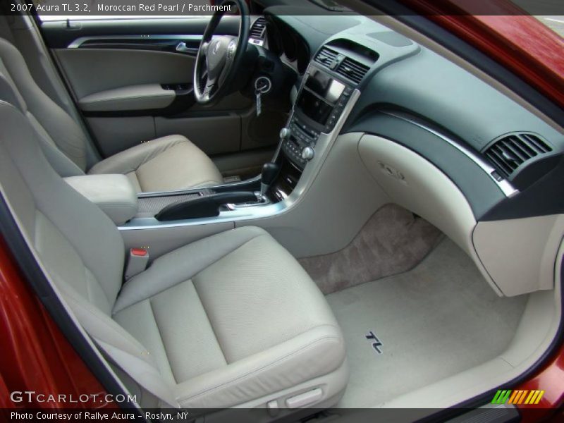 Moroccan Red Pearl / Parchment 2007 Acura TL 3.2