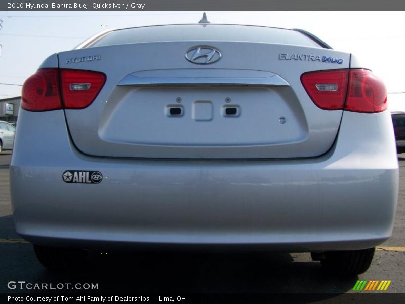 Quicksilver / Gray 2010 Hyundai Elantra Blue