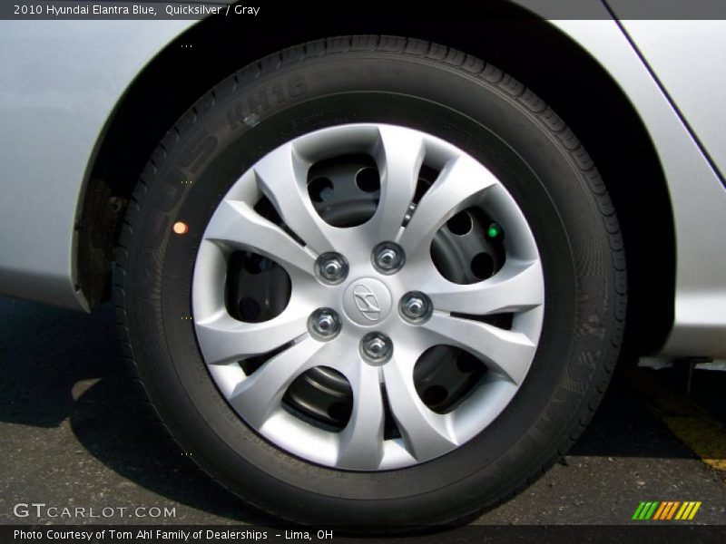 Quicksilver / Gray 2010 Hyundai Elantra Blue