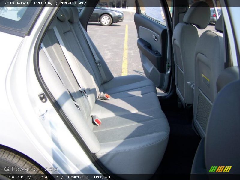 Quicksilver / Gray 2010 Hyundai Elantra Blue