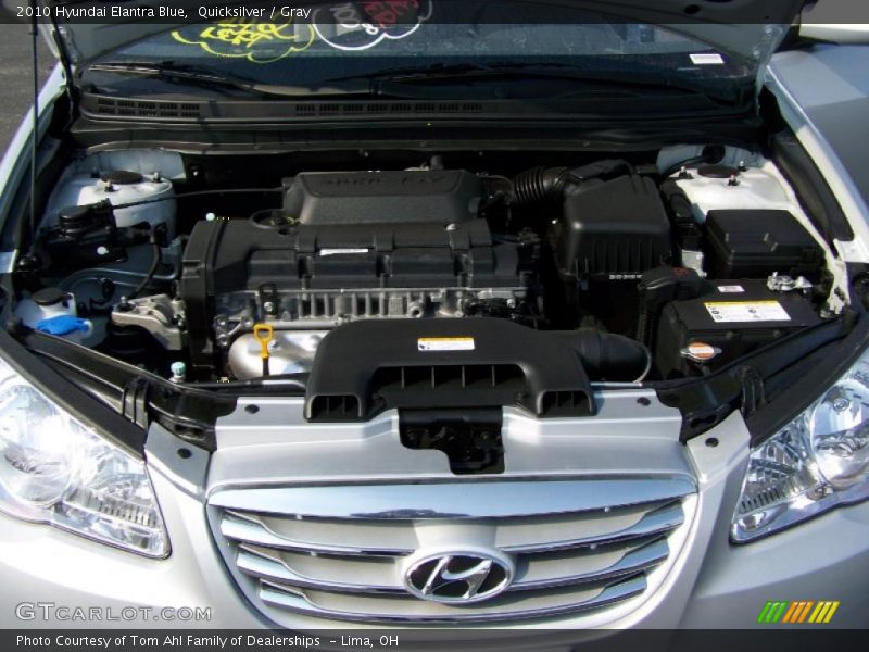 Quicksilver / Gray 2010 Hyundai Elantra Blue