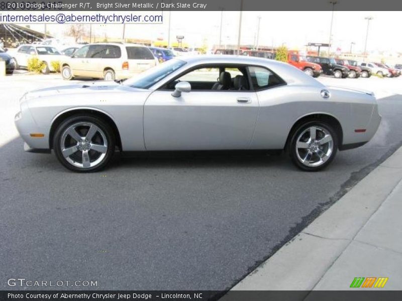 Bright Silver Metallic / Dark Slate Gray 2010 Dodge Challenger R/T