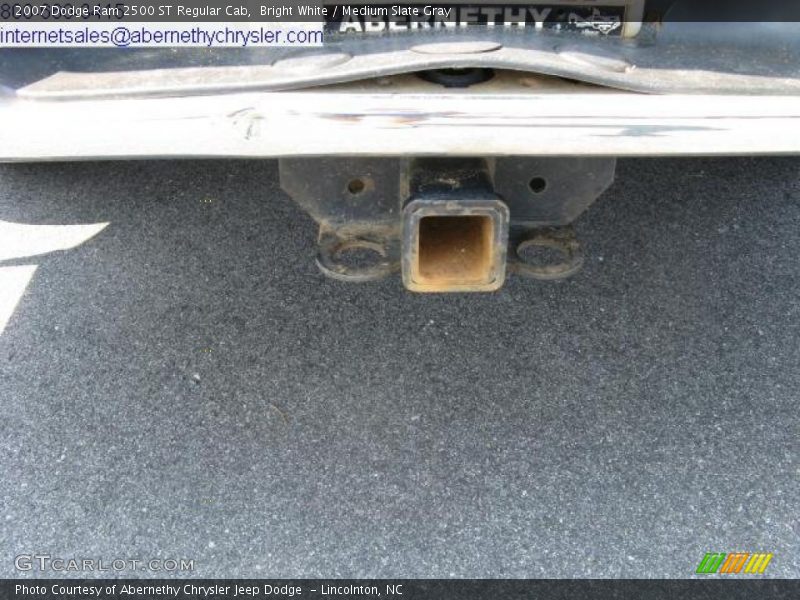 Bright White / Medium Slate Gray 2007 Dodge Ram 2500 ST Regular Cab