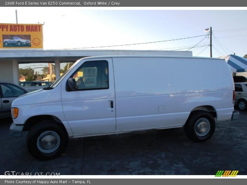 Oxford White / Grey 1998 Ford E Series Van E250 Commercial